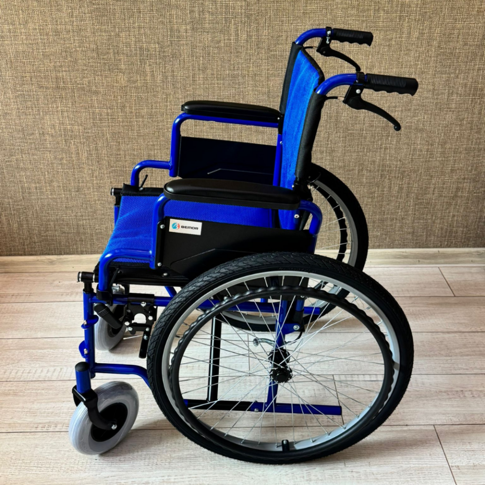 BME4617 Özellikli Tekerlekli Sandalye Mavi