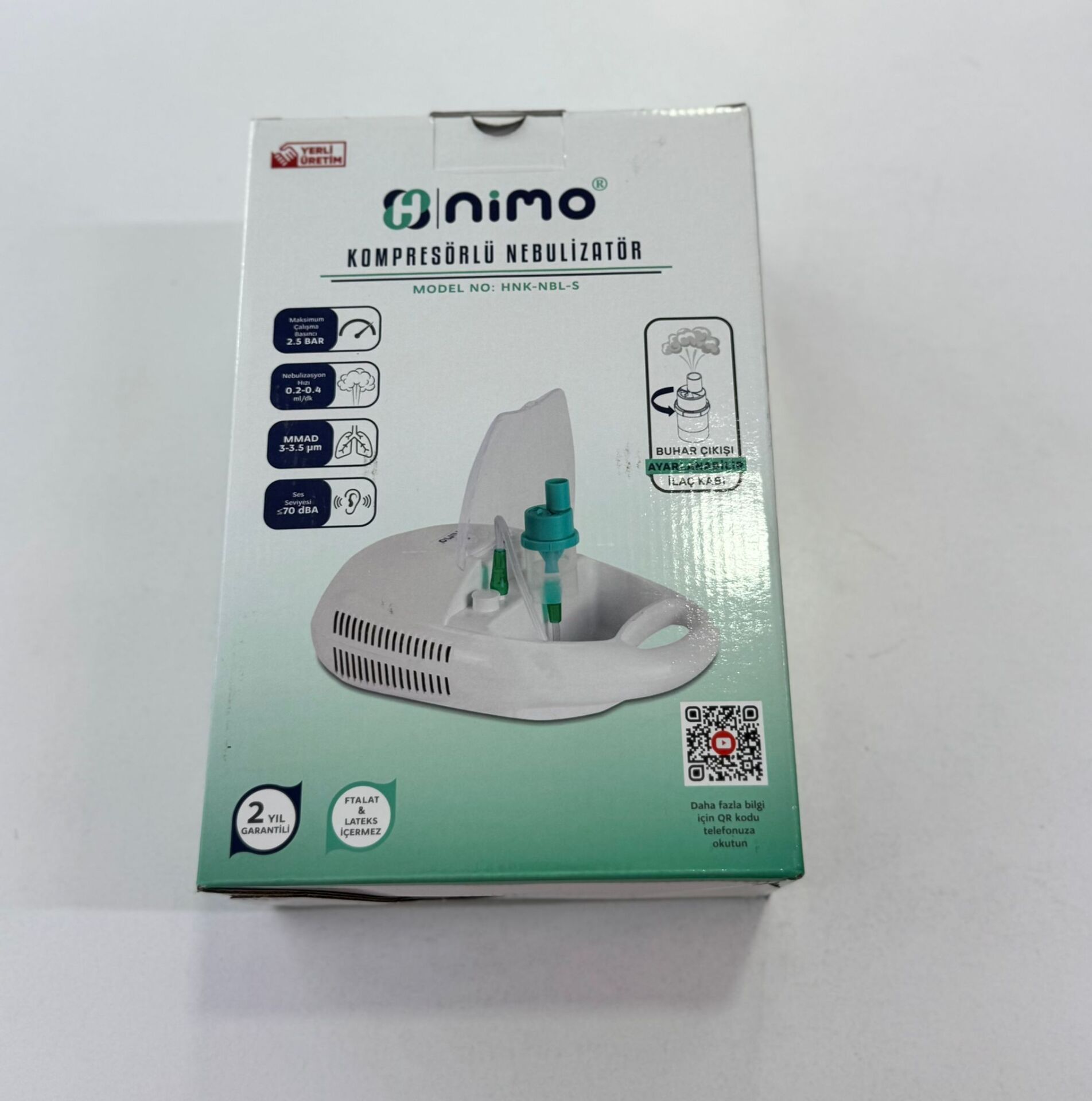 Nimo Kompresörlü Standart Nebulizatör