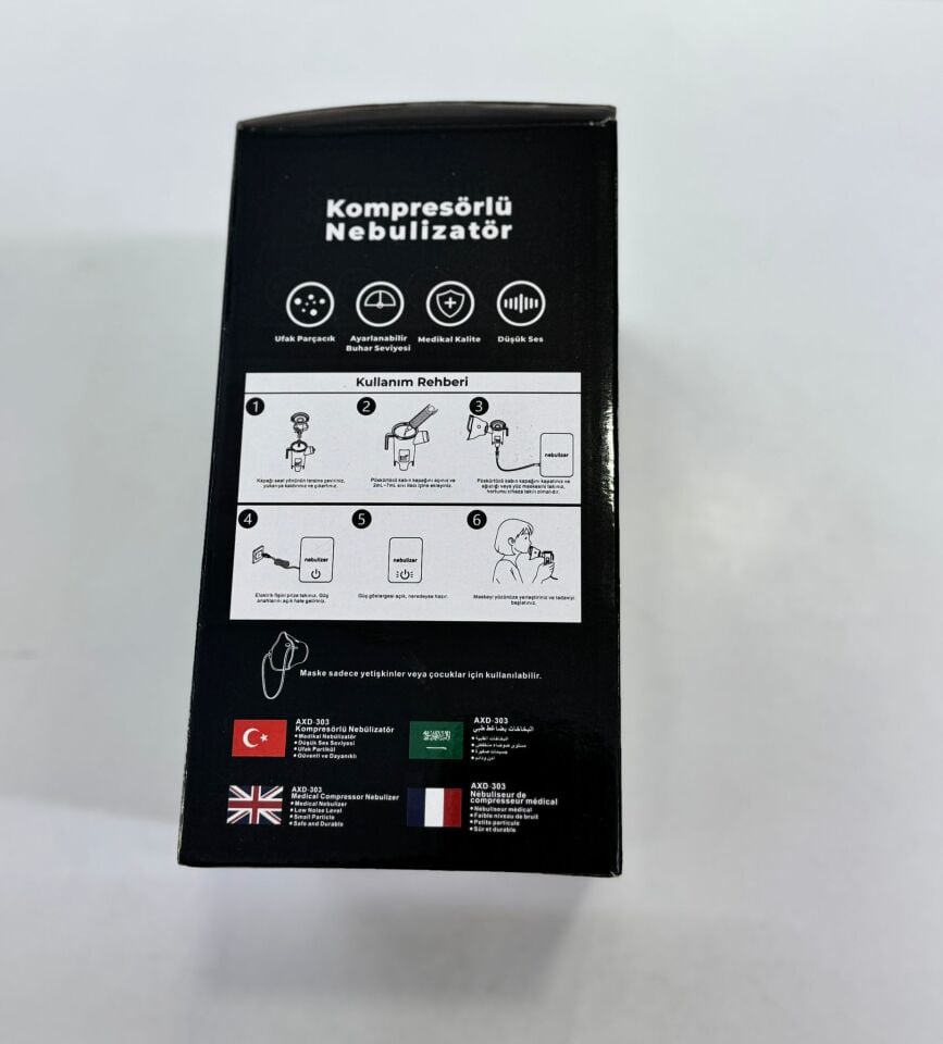 Respirox AXD-303 Kompresörlü Nebulizatör
