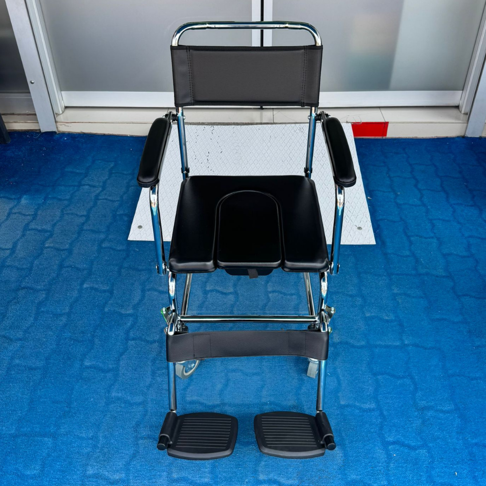 BME612 Klozetli Tekerlekli Banyo Sandalyesi